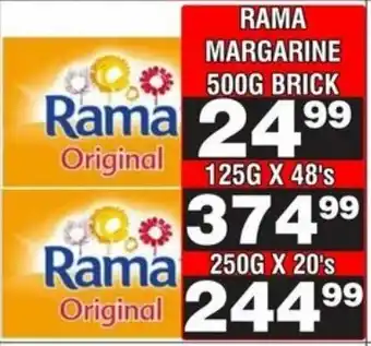 Advance Cash n Carry Rama margarine brick offer
