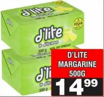 Advance Cash n Carry D'lite Margarine offer