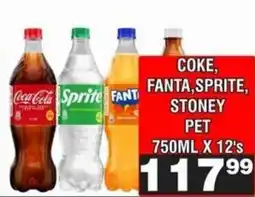 Advance Cash n Carry Coke, fanta, sprite, stoney pet offer