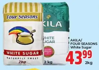 Elite Cash & Carry Akila/ Four Seasons White Sugar offer