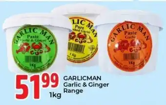 Elite Cash & Carry Garlicman Garlic & Ginger Range offer