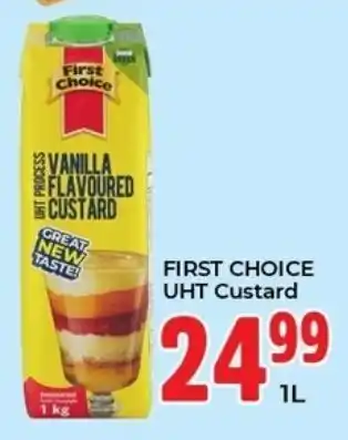 Elite Cash & Carry First Choice UHT Custard offer