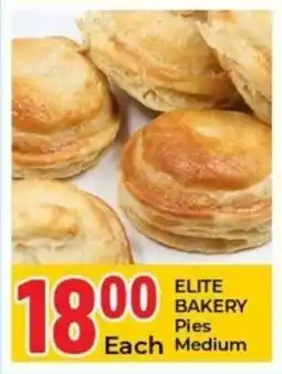 Elite Cash & Carry Elite Bakery Pies Medium offer