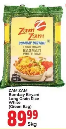 Elite Cash & Carry Zam Zam Bombay Biryani Long Grain Rice White offer
