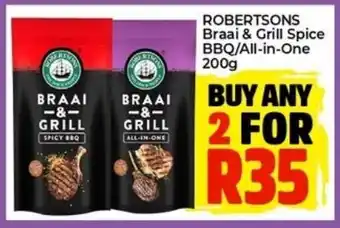 Elite Cash & Carry Robertsons Braai & Grill Spice BBQ/ All-in-One offer