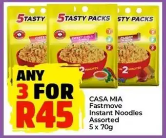 Elite Cash & Carry Casa Mia Fastmove Instant Noodles Assorted offer