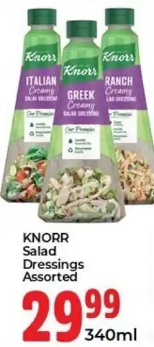 Elite Cash & Carry Knorr Salad Dressings Assorted offer