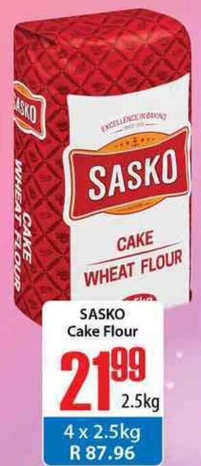 Elite Cash & Carry Sasko Cake Flour 2.5kg offer