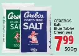 Elite Cash & Carry Cerebos Salt Blue Table/ Green Sea offer