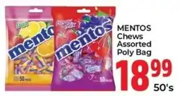 Elite Cash & Carry Mentos Chews Assorted Poly Bag offer