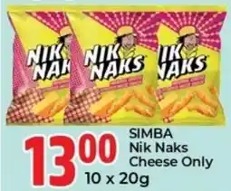 Elite Cash & Carry Simba Nik Naks Cheese offer