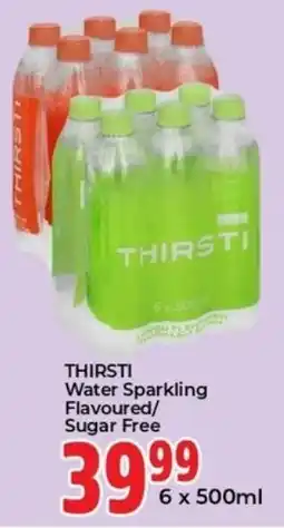 Elite Cash & Carry Thirsti Water Sparkling Flavoured/ Sugar Free offer