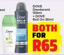 Elite Cash & Carry Dove Deodorant and Dove Roll On offer