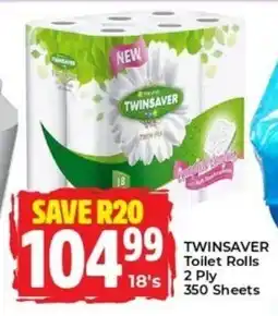 Elite Cash & Carry Twinsaver Toilet Rolls 2 Ply 350 Sheets offer