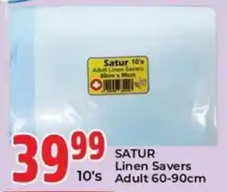 Elite Cash & Carry Satur Linen Savers Adult offer