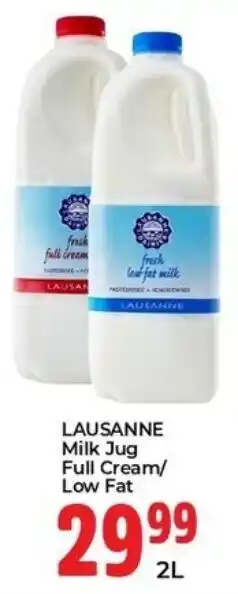 Elite Cash & Carry Lausanne Milk Jug Full Cream/ Low Fat offer