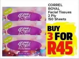 Elite Cash & Carry Correl Royal Facial Tissues 2 Ply offer