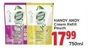 Elite Cash & Carry Handy Andy Cream Refill Pouch offer