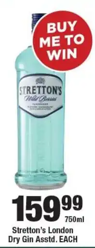 OK Liquor Stretton's London Dry Gin offer