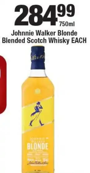 OK Liquor Johnnie Walker Blonde Blended Scotch Whisky offer