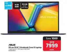Makro Asus 39 cm 15.6" Vivobook Core i3 Laptop offer