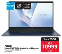 Makro Asus 39 cm 15.6" Vivobook Core i5 Laptop offer