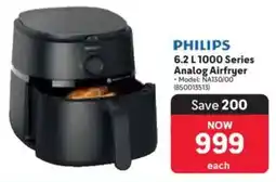 Makro Philips 1000 Series Analog Airfryer offer