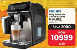 Makro Philips Fully Automatic Coffee Machine Series 3300 offer