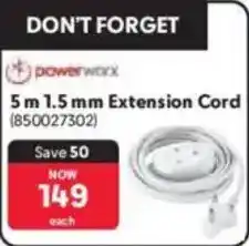 Makro Powerworx Extension Cord offer