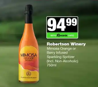 Spar Tops ROBERTSON WINERY offer