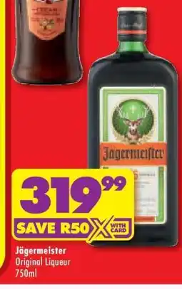 Shoprite Jagermeister offer