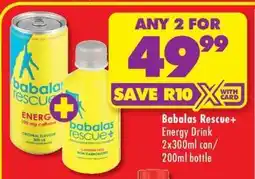 Shoprite Babalas Rescue+ Energy Drink offer