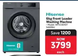Makro Hisense Front Loader Washing Machne offer