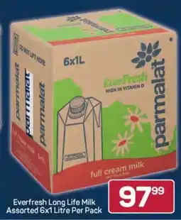 Pick n Pay Everfresh Long Life Milk Assorted 6x1 Litre Per Pack offer