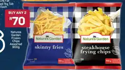 Pick n Pay Natures Garden Frozen Chips Assorted 900g offer