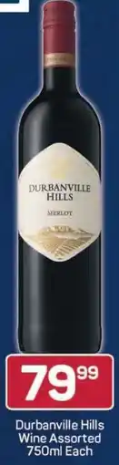 Pick n Pay Durbanville Hills Wine Assorted 750ml Each offer
