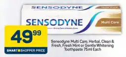 Pick n Pay Sensodyne Multi Care offer