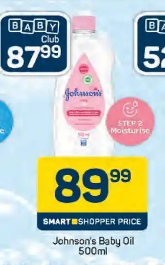 Pick n Pay Johnson's Baby Oil 500ml offer