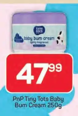 Pick n Pay PnP Tiny Tots Baby Bum Cream 250g offer
