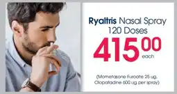 Clicks Ryaltris Nasal Spray 120 Doses offer