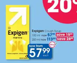Clicks Expigen Cough Syrup 100 ml offer