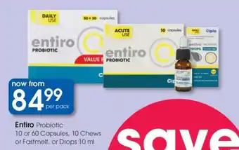 Clicks Entiro Probiotic offer