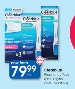 Clicks Clearblue Pregnancy Tests (Excl. Digital and Ovulation) offer