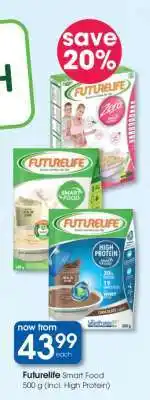Clicks Futurelife Smart Food 500 g (Incl. High Protein) offer