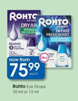 Clicks Rohto Eye Drops offer