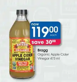 Clicks Bragg Organic Apple Cider Vinegar 473 ml offer