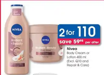 Clicks Nivea offer