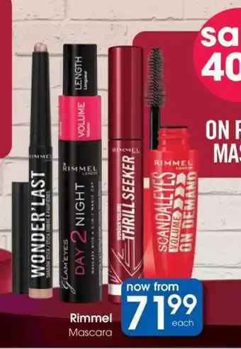 Clicks Rimmel Mascara offer