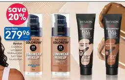 Clicks Revlon ColorStay Longwear Makeup and Full Cover Foundation offer