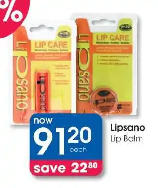 Clicks Lipsano Lip Balm offer